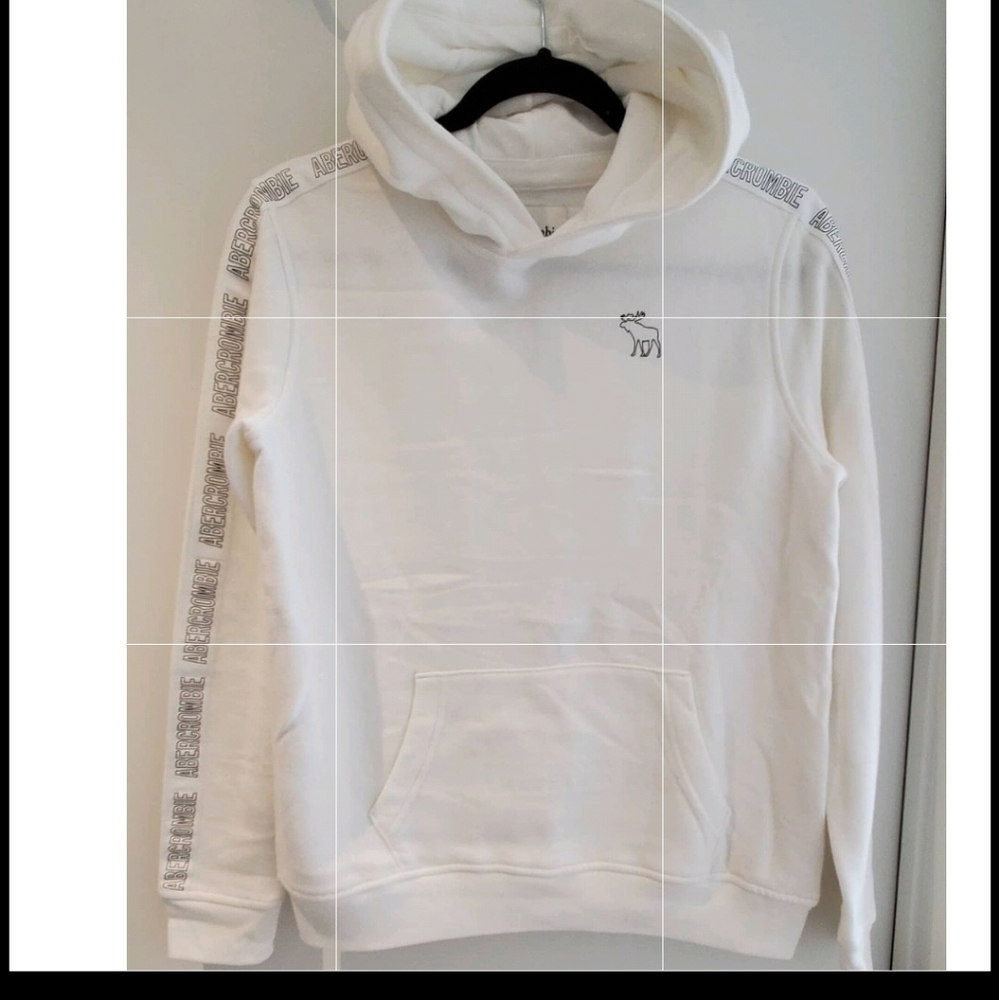 Abercrombie White Hoodie.